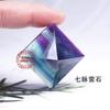 Adornos de Pirámide de Cristal Natural de 3 cm Cristal del Mar de China Oriental Piedra en Bruto Torre de Energía Cristal Jade Artesanías de Torre Egipcia