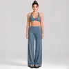 Conjunto Deportivo Transfronterizo Elegante sin Espalda y Shorts de Fitness Ajustados de Secado Rápido para Correr al Aire Libre, Pilates, Yoga