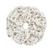 Scrunchies florais coreanos e japoneses, elásticos de cabelo frescos estilo floresta para rabo de cavalo, acessórios de cabelo scrunchie, elásticos de cabelo