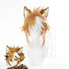 Xiaoyao tour Genshin Impact wulang peluca cosplay Miss Xi Na esposa de arroz cabello corto bicolor cabeza juvenil cosplay