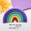 Novos Patches de Bordado com Adesivo Hot Melt Arco-Íris do Fabricante, Patches Sem Costura para Decoração de Roupas e Chapéus, Patches Premium DIY