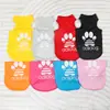Venda Direta da Fábrica Roupa para Pet Verão Lulu da Pomerânia Bichon Teddy 100% Poliéster Colete Fino Respirável Fresco Roupa para Cachorro