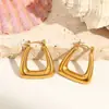 Pendientes Exagerados de Acero Inoxidable, Pendientes Geométricos Transfronterizos Europeos y Americanos de Nicho, Pendientes Retro de Alta Gama, Pendientes Personalizados de Acero de Titanio