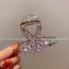 Pinza de Clip Mediana de Cristal Retro Moda 2025 Nuevo Pinza de Tiburón de Gama Alta para Volumen de Cabello Pequeño en la Parte Posterior de la Cabeza Accesorio Caliente para el Cabello
