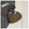 Bolso Retro de Pana bajo el Brazo con Detalle de Lazo Dorado - Bolso de Mano Mini Hobo Elegante para Atuendos Casuales