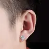 Pendientes de Zirconia y Perla Transfronterizos Europeos y Americanos Combinación de 12 Pares Traje de Pendientes Asequibles Moda Simple Pendientes Unisex