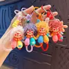 Llavero de Chica de Cabello Largo y Ondulado Creativo de Dibujos Animados Lindo Exquisito Adorno para Correa de Teléfono Colgante de Bolso Pequeño Regalo