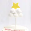 Decoración para Pastel de Cumpleaños Popular en Internet Lindo Conejito Rosa Princesa Adornos que Mueven la Cabeza Adornos de Pastel de Hada