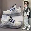 Zapatillas Ligeras de Suela Suave para Correr para Niños y Niñas, Zapatos Casuales Diarios para Estudiantes de Primaria, Malla Transpirable, Absorción de Impactos, Cordones sin Atar para Niños