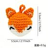 Colgante de Fresa Acabado Caqui Cacahuate Manzana Naranja Girasol Llavero Accesorios Lana Tejida Llave Al Por Mayor