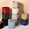 Bandeja de Armazenamento de PU Nórdica Caixa de Armazenamento de Couro para Chaves de Entrada Cesta de Armazenamento para Cosméticos de Mesa Controle Remoto Bagunça Porta-Canetas