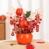 Decoraciones de Año Nuevo 2027 para la Sala de Estar, Adornos de Caqui para la Buena Suerte, Decoraciones de Mesa para el Festival de Primavera, Arreglos para la Entrada para el Año del Cabra, Regalos de Año Nuevo al por Mayor
