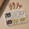 Accesorios para Uñas con Cruz de Encaje Retro Transfronterizos Decoraciones Oscuras para Uñas con Cruz de Metal y Pedrería Accesorios para Uñas
