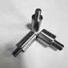 Processamento do eixo óptico fixo, haste de pistão cromada personalizada, eixo duro, eixo macio, barra redonda de aço inoxidável com roscas internas e externas, usinagem em degraus