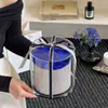 [En Stock] Nuevo Producto Cubo de Abrazo con Lazo Mediano Caja de Regalo con Flores Preservadas
