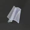 Fabricante Personalizado Semicircular Capa de Vidrio Tablero de Madera Tira de Tarjeta PVC Transparente Etiqueta de Precio Plástico Tira de Etiqueta de Precio