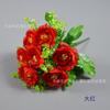 7 flores de rosa té flores de camelia ramo festival infantil danza ceremonia de bienvenida reunión deportiva ceremonia de apertura flores de mano