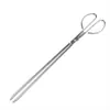 Pinça sanitária de aço inoxidável, pegador de lixo, cabo estendido para uso doméstico, recuperação de carvão, trabalhador de saneamento.