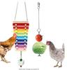 Juguete popular transfronterizo para pájaros, loro roedor, cuerda de piano, pollo roedor, piano, tenedor de fruta, juego, Accesorios para Jaulas de Pájaros, Suministros