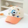 Chapéu de Desenho Animado para Bebê de 2-6 Anos para a Primavera de 2026, Boné de Beisebol Infantil Urso Espacial, Chapéu de Sol de Verão