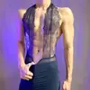Lóbulo Lencería Sexy Nuevo Encaje Ajustado Body ajustado Ropa de dormir sexy Transparente Hueco Ajustado para Hombre Body Completo Venta al por Mayor