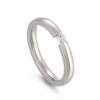 Fábrica de origem produtos populares japonês e coreano anel de casal de aço inoxidável anel com zircônia microincrustada simples moda Anel de Diamante feminino