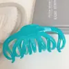 Presilha de Cabelo Fresca de Gelatina Verde Grande para Mulheres, Presilha Tubarão de Alta Qualidade para a Parte de Trás da Cabeça, Grampo de Cabelo, Presilha de Cabelo, Acessório de Cabelo