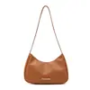 Bolsa de Axila Macia Texturizada 2025 Bolsas Femininas Bolsa Transfronteiriça Bolsa de Ombro Feminina de Alta Qualidade e Grande Capacidade