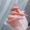 Set Mixto de Pedrería para Uñas con Base Plana Mismo Estilo que la Influencer Wen Jingling Súper Brillantes Mini Aurora Corazón Irregular Accesorios para Uñas