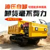 Vehículo de Transporte Rastreador de Hiedra Agrícola Todo Terreno Rey de Escalada de Pendientes Montañosas Volquete Pequeño de Ingeniería Transportador