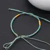 Pulseira de nó de diamante com fio de ouro tecida à mão, produto semiacabado, estilo fino adequado para homens e mulheres, pode ser usada com contas e fecho de segurança