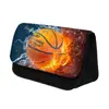 Novo Estojo de Lápis de Basquete para Estudantes, Caixa de Papelaria de Grande Capacidade, Estojo de Lápis Tridimensional Multifuncional Resistente ao Desgaste, Venda Quente Transfronteiriça