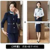 Conjunto de traje gris de otoño e invierno, atuendo profesional, ropa formal para hombres y mujeres, moda de alta gama, uniforme de trabajo para recepcionista de hotel