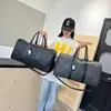 Bolso de Viaje Transfronterizo de Cuero PU, Bolso de Viaje de Negocios para Hombre, Gran Capacidad, Bolso de Viaje de Cuero Suave de Gama Alta para Entrenamiento y Fitness