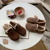 Zapatos Birkenstock de Cuero Genuino Peludo, Borde de Encaje de Lana de Cordero, Suela Suave Retro, Zapatos Birkenstock Todo Incluido Nuevos de Otoño e Invierno