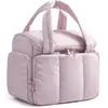 Bolsa de Cosméticos Acolchada de Algodón Esponjosa Impermeable Personalizada, Bolsa de Almacenamiento para Artículos de Tocador, Bolsa de Tocador de Viaje para Mujer