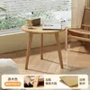 Mesa de centro mini moderna minimalista para uso doméstico, mesa lateral simples popular para sala de estar, varanda, bay window, ou pequena mesa redonda lateral de sofá