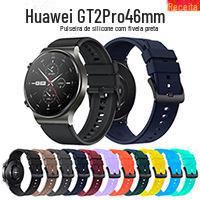 华为GT2Pro官方款黑扣硅胶表带22mm