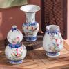 Novo Vaso de Mesa de Cerâmica Pastel Antigo Pintado à Mão Chinês Suporte Antigo Ornamentos de Cerâmica Ornamentos de Vaso da Coleção de Cerâmica