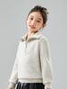 Suéter Infantil 100% Lã Pura com Zíper na Lapela para Meninos e Meninas, Pulôver Infantil Camiseta de Base para Bebês e Crianças Médias e Grandes