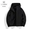 Chaqueta exterior tres en uno para mujer con forro de lana, ropa de trabajo personalizada para hombre, a prueba de viento, engrosada, cálida, abrigo de montañismo