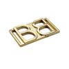 Hebilla de cuero de 35 mm de largo, hebilla de plata antigua para zapatos, hebilla para ropa, hebilla para zapatos, accesorios para equipaje, chapado colgante, venta al por mayor de fábrica