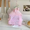 Linda Caja de Pañuelos Estilo Casita con Alas, Portapañuelos de Tela de Alta Estética para Montar en la Pared, Caja de Papel Higiénico sin Taladrar