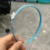 Diadema de lujo ligero sintiendo presión ambiente para el cabello diadema cara femenina accesorio para el cabello de lazo estilo retro Hong Kong pinza para el cabello tocado de alta gama