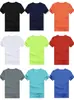Camiseta de manga corta de algodón puro talla europea unisex, camiseta lisa para hombre, prenda interior base de punto, uniforme de grupo para team building, se puede imprimir LOGOTIPO