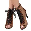 Botas de Mujer de Malla con Tacón Alto Estilo Europeo y Americano, Sandalias de Tacón Alto, Sandalias de Tacón Fino Huecas de Moda con Cordones en la Parte Delantera, Invierno 2026