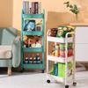 Liquidación Carrito Pequeño Estante de Almacenamiento Cocina de Pie Dormitorio 3 Capas Móvil Baño Inodoro Estante de Almacenamiento Estante de Almacenamiento