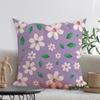 Capa de Almofada Floral Estilo Ina Fresca e Bonita, Almofada Decorativa de Alto Nível para Sofá de Sala de Estar, Protetor de Cintura, Removível e Lavável