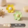 Acessório de tampa de vedação de silicone à prova de vazamentos para o lado do ralo da pia de lavatório, com design de flor à prova de insetos e odores