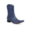 Botas Martin Estação Europeia Moda Botas Femininas Salto Médio Bloco Cano Curto Botas de Equitação Botas Sem Detalhes Estilo de Rua Cano Curto Botas Masculinas Comércio Exterior Botas